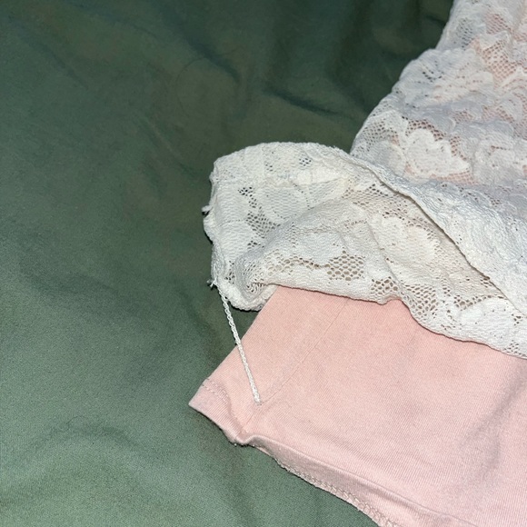 White lace aerie bodycon dress - Picture 4 of 4